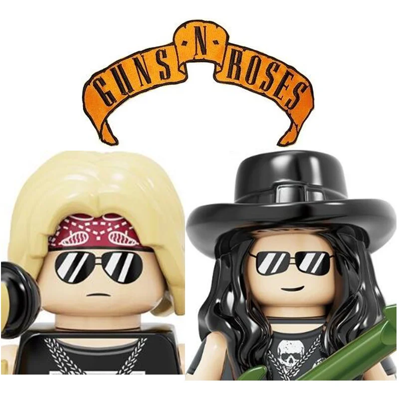 Guns N' Roses Axl Rose косая скала Звездная королева Freddie кубики ртути кирпичный подарок