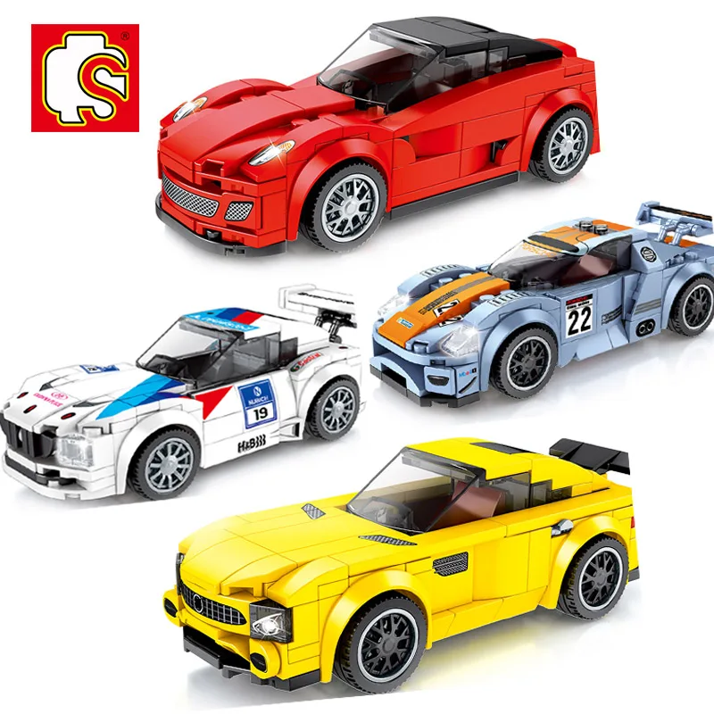 Sembo 601101-601108 Baukästen Sembo Verkauf Autohaus Gebäude Spielzeug 