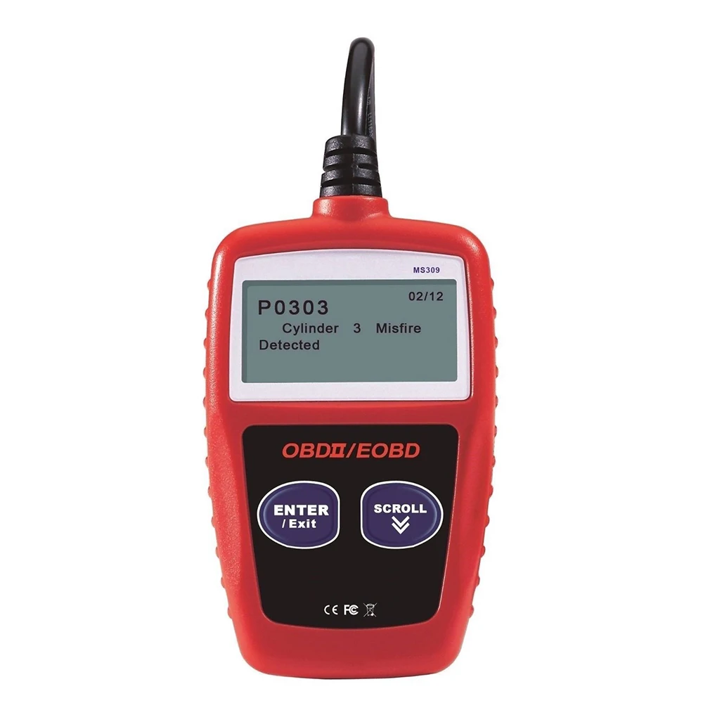 Универсальный автомобильный диагностический сканер OBDII OBD сканер считыватель кодов двигателя считыватель кодов неисправностей