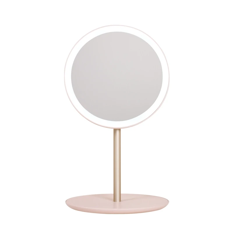 

Makeup Vanity Mirror Rechargeable with Lights Smart Press Sensor Dimmable 1X/10X Magnifying Cosmetic Beauty High Definition Circ