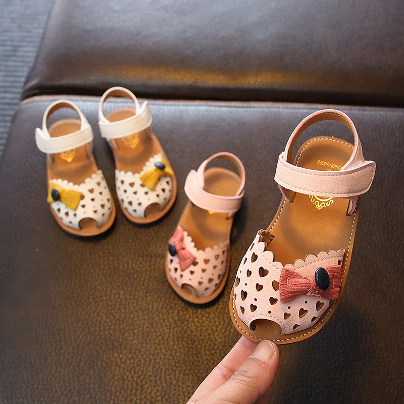 Sapatos de Verão Macio das Crianças dos Desenhos Animados da Criança do Bebê Sapatos de Bebê 2020 das Crianças Novas Meninas Sapatos Tendão Fundo Menina