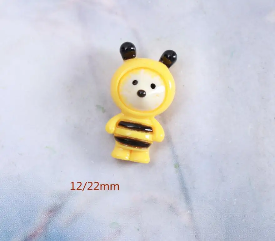wholesale!Cartoon Resins Flatback Animal rabbit bee panda Cabochon Kawaii Cabochons DIY Scrapbook Hair Bows Center