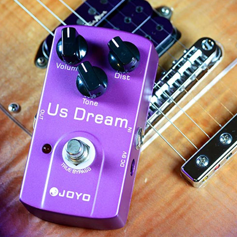 

JOYO JF-34 US Dream Guitar Distortion Effects Pedal Single Effect Effector Musical Instruments Tremolo Sound Mixer