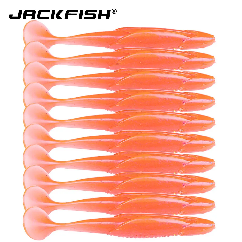 JACKFISH, 10 шт./лот, мягкие приманки, 9,5 см/6 г, приманки для рыбалки, морские рыболовные воблеры свимбейт, искусственные снасти
