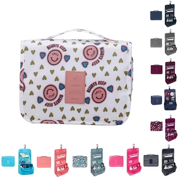 

high quality Women Makeup Bags travel cosmetic bag Toiletries Organizer Waterproof Storage Neceser Hanging Bathroom Wash Bag
