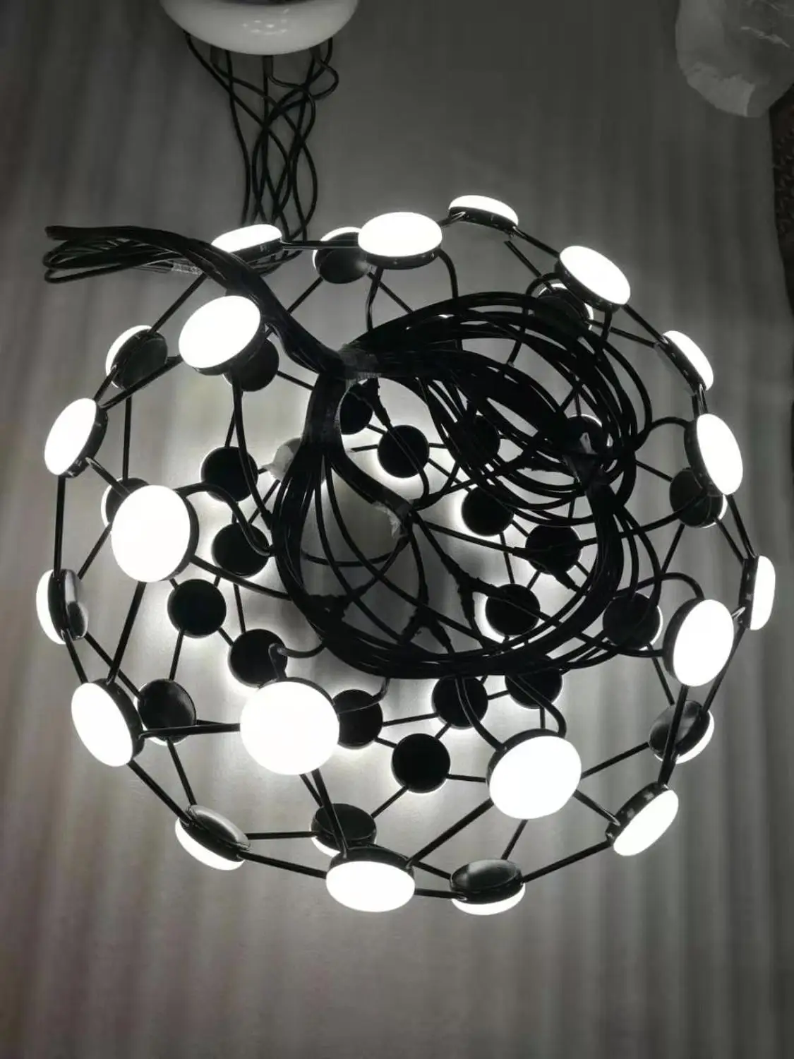 Скандинавский креативный подвесной светильник s Art светодиодный сетчатый подвесной светильник для гостиной, кухни, светильник, светильники, промышленный домашний декор, светильник