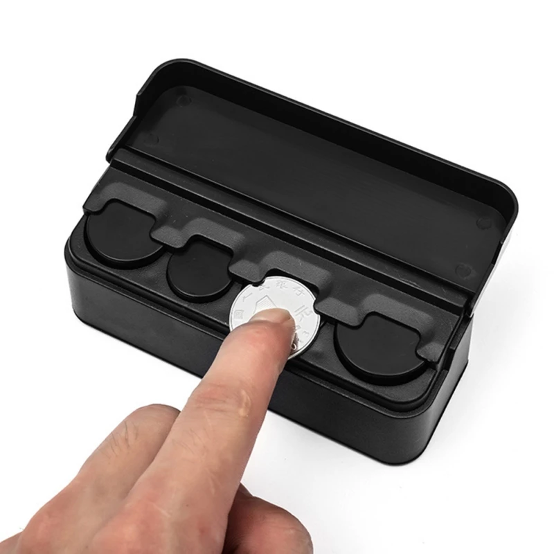 Car Storage Box For Coin Card Mobile Phone Holder Auto Interior Supplies Sundries Bracket Soft PVC Car Organizer Box