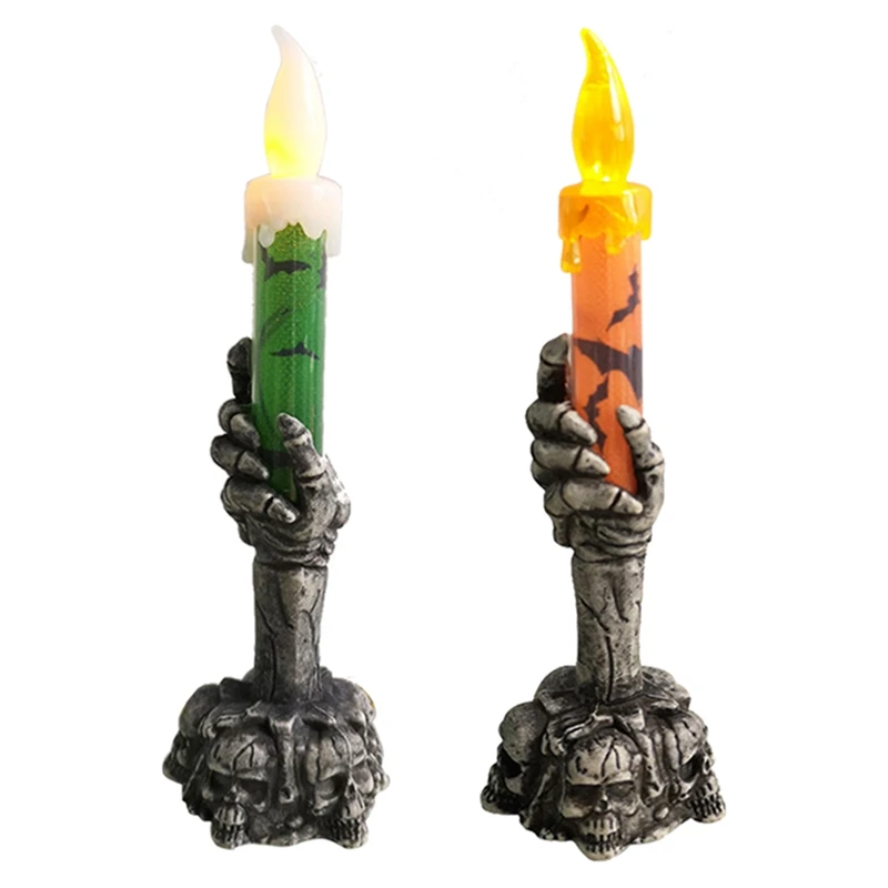 

Halloween Ghost Hand Candle Light Decoration LED Electronic Glow Ghost Lights Halloween Day Decoration