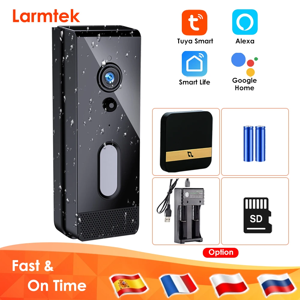 Tuya Video Doorbell Camera 1080P HD WiFi Wireless Door Bell