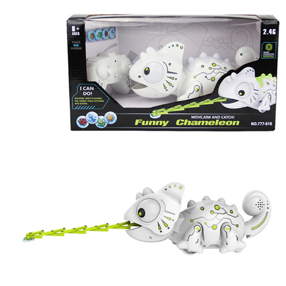 HY245 Dinosaurio Robo динозавр игрушка на пульте дистанционного управления Хамелеон 2,4 ГГц RC животное умный робот набор детские игрушки для детей
