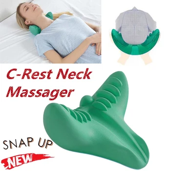 

Relaxing Acupressure Office Cervical Pain Relief Massage Pillow Health Care Home Portable Neck C Rest Electric Multifunction