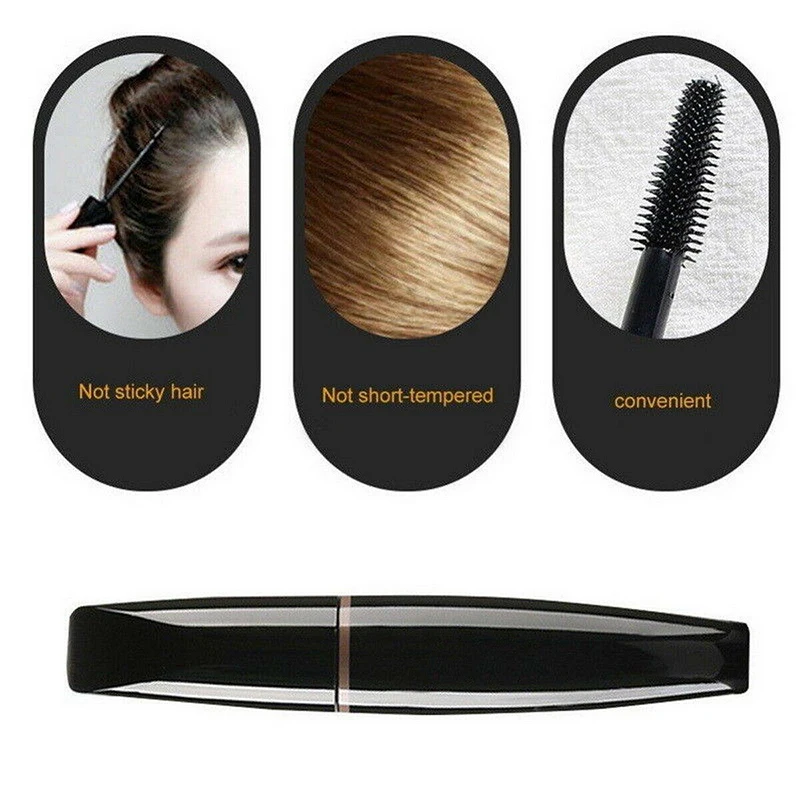 Hair Styling Finishing Stick Combing Wax Stick Fixing Bangs Fashion Styling Cream Suitable for Straight Hair& Curly Hair