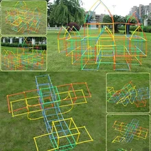 Juegos de construcción para niños, túnel, bloques de construcción, patio de juegos, juguetes educativos, juegos de interior combinados, juego al aire libre