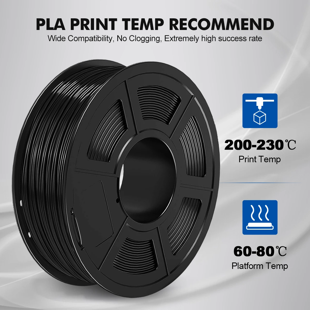 JAYO PLA Filament 1,75 mm, Filament pour imprimante 3D, Précision