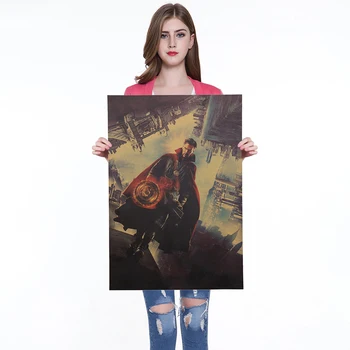 

1PC Classic Movie Character Poster Kraft Paper Poster Interior Art Decoration Painting Retro Wall Sticker 50x35cm