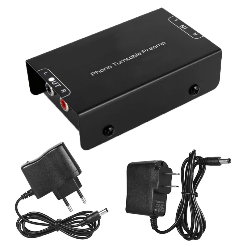 

PP900 Ultra-Compact Phono Preamp Preamplifier RCA Input Output Signal Amplifier