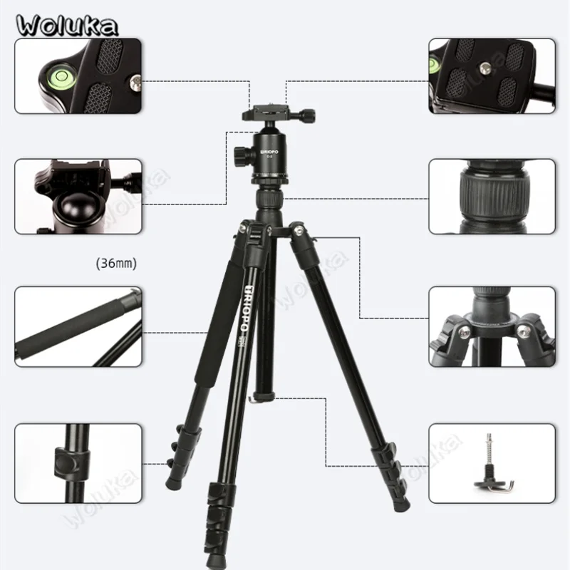 Профессиональный штатив для DSLR камеры, штатив с шаровой головкой для мобильного телефона, портативный стенд для фотосъемки CD50 T10