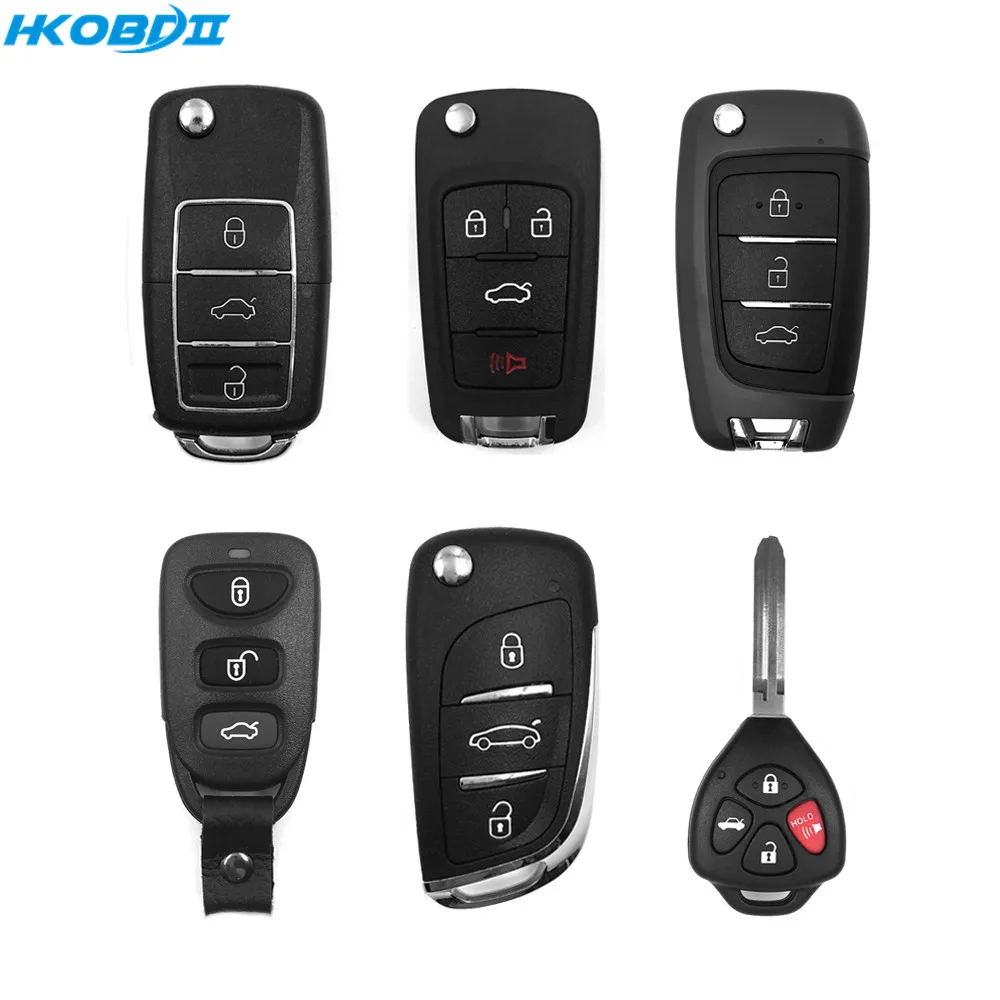 HKOBDII KEYDIY 30 шт. B01/B05/B09/B11/B18/B25 HC01 (4D) HC03Chip (46) для KD X2/KD900 URG200 Remote|Ключ от авто| |