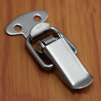 

6Pcs Spring Loaded Suitcase Chest Tool Box Locking Toggle Latch Hasp Lock Hardware-30