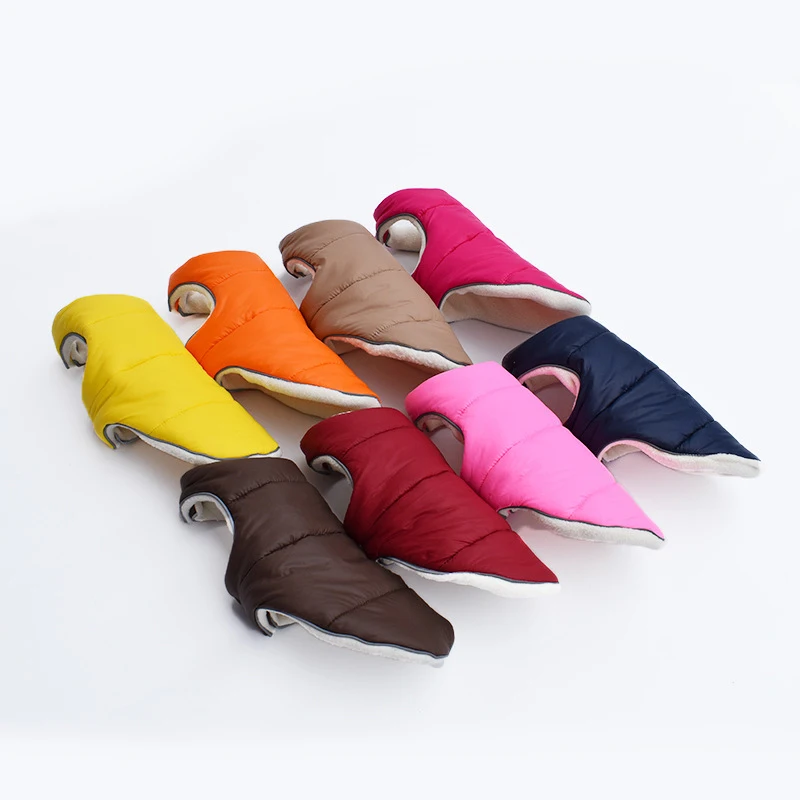 

Dogs Clothes Autumn Winter Pet Polyester Vest With Fleece Liner Reflective Luminous Sleeveless Mountain Jacket Pet Supplies