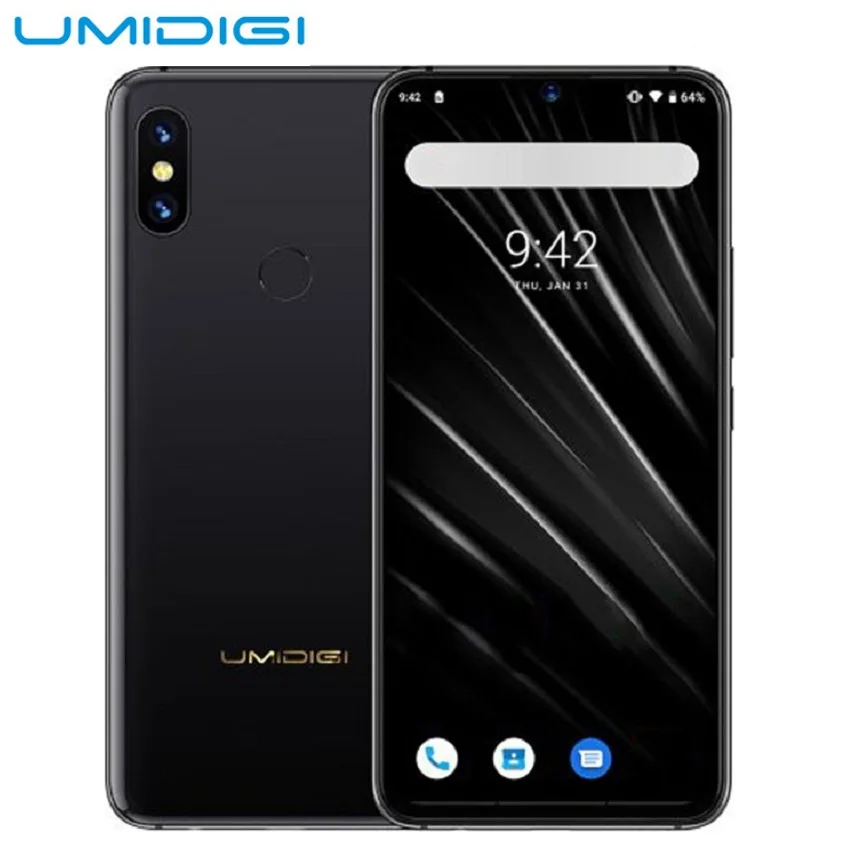 

UMIDIGI S3 Pro 4G Smartphone 6.3 inch Android 9.0 Pie Helio P70 Octa Core 6GB RAM 128GB ROM 20MP Fingerprint 5150mAh EU Version