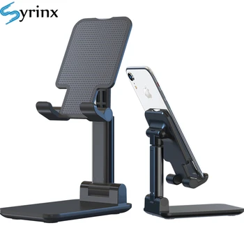 

2020 Desk Mobile Phone Holder Stand For iPhone iPad Adjustable Metal Desktop Tablet Holder Universal Table Cell Foldable Support