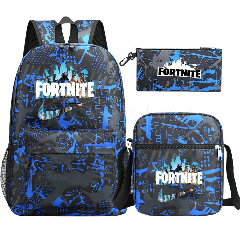 Mochilas escolares de FORTNITE para adolescentes, morral de Nylon suave para estudiantes, mochila escolar informal adolescentes, piezas|Mochilas| - AliExpress