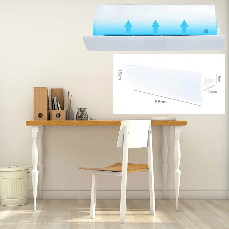 Противоударный выдвижной экран для кондиционера дефлектор ветра перегородка