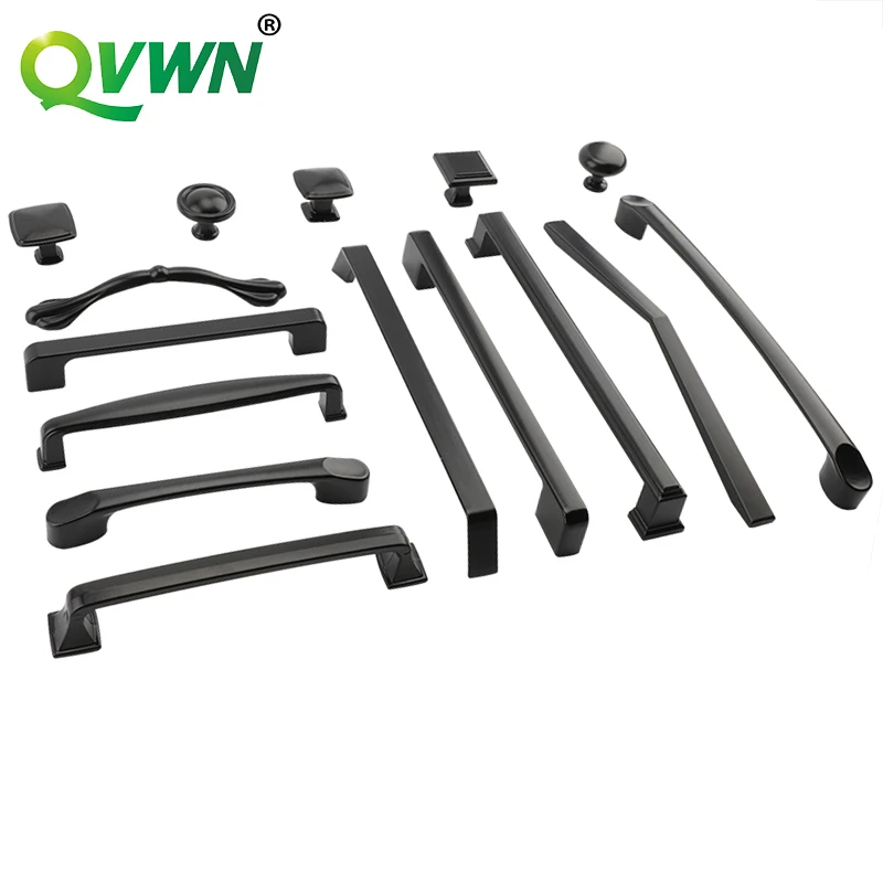 Black Handles For Furniture Parts Knobs And Handles Kitchen Handles Drawer Knobs Pulls