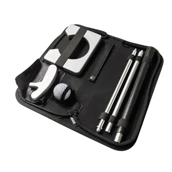 

Protable Golf Roll Chipping Durable Metal Indoor Putter Set Sports and Exercise