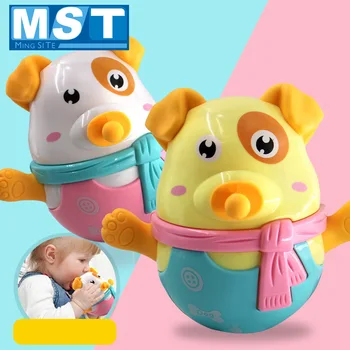 

Cute Tumbler Mobile Doll Baby Toys Teether Learning Educational Toy Baby Bell For Newborns