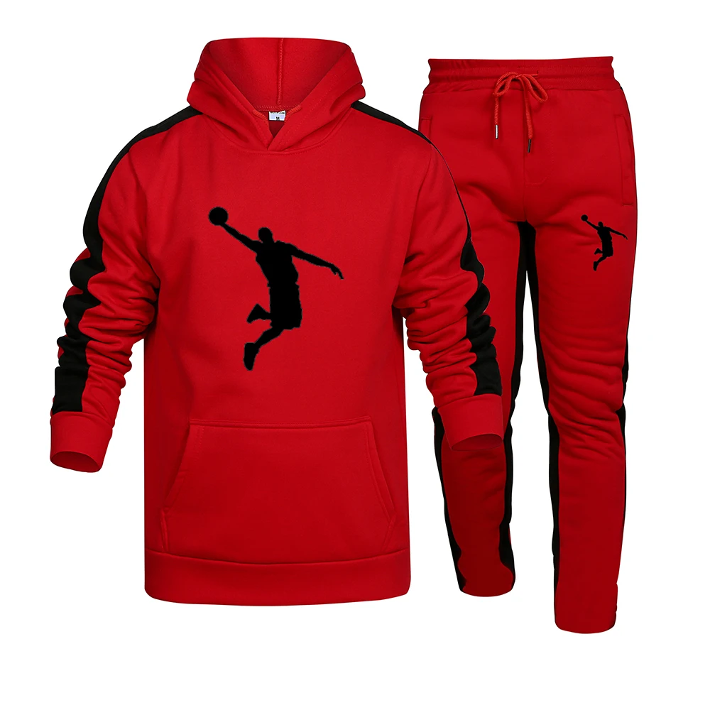 Autumn and Winter Tracksuit Men 2 Pieces Set Sweatshirt + Sweatpants Sportswear Hoodies Casual Mens Clothing Hoodies Suit Autumn and Winter Tracksuit Men 2 Pieces Set Sweatshirt + Sweatpants Sportswear Hoodies Casual Mens Clothing Hoodies Suit