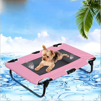 

Pet Summer Oxford Outdoor Dog Bed Breathable Coolaroo Dog Bed Portable Cool Pet Bed for Dog and Cat Drop shipping