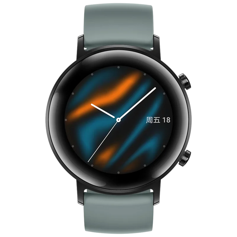 Sports Blue Original HUAWEI Watch GT 2 GT2 Smart 46MM GPS Life Waterproof Bluetooth Phone Call Heart Rate For Android iOS CN Version - Цвет: Sports Blue