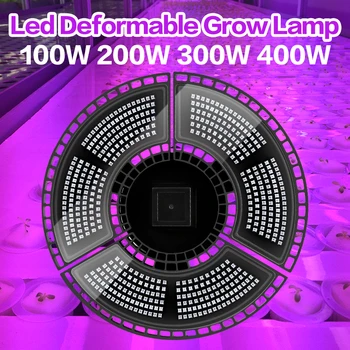 

Full Spectrum LED Grow Light 100W 200W 300W 400W LED Plant Lamp E27 Flower Seed Hydroponic Light Bulb 220V E26 Growing Lamp 110V