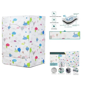 

Botique-Drum Washing Machine with Teddy Bear Floral Print Cover for Washing Machine At 8/9/10 KG Dedicated