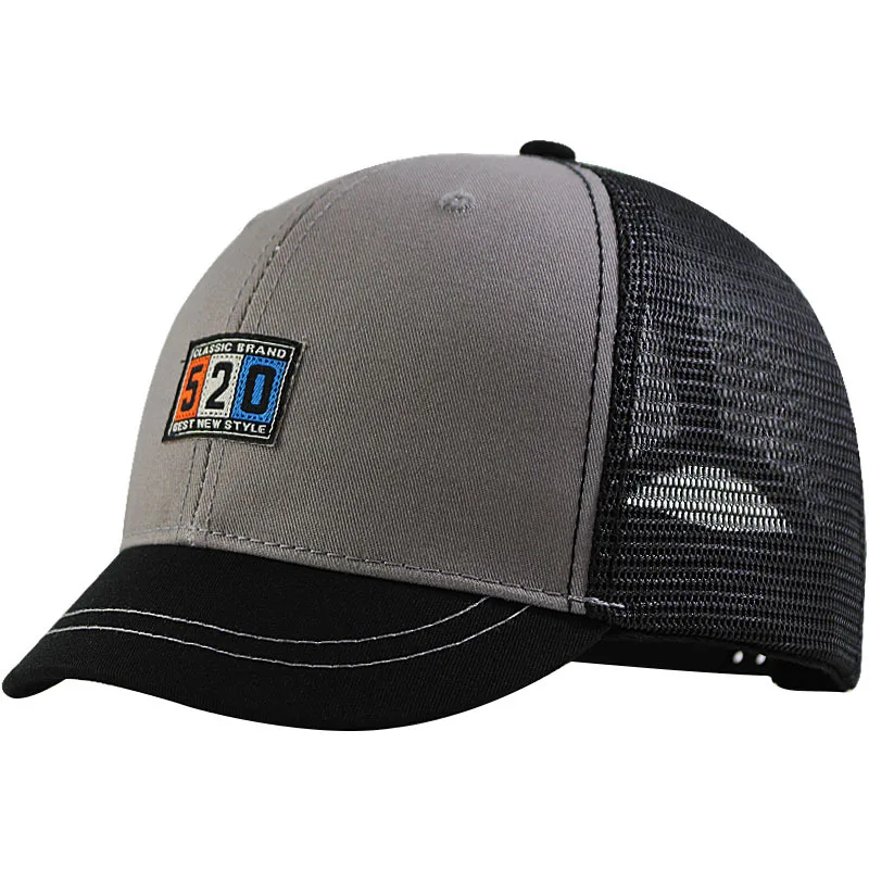 짧은 챙 메쉬 트러커 캡 큰 머리 남성 오버사이즈 대형 야구 모자 여성 사이클링 코튼 스포츠 모자 56-60cm 61-68cm