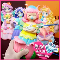 Diy Handmade Creative Coloring Vinyl Doll Painted Graffiti White Embryo Piggy Bank Vinyl Toy