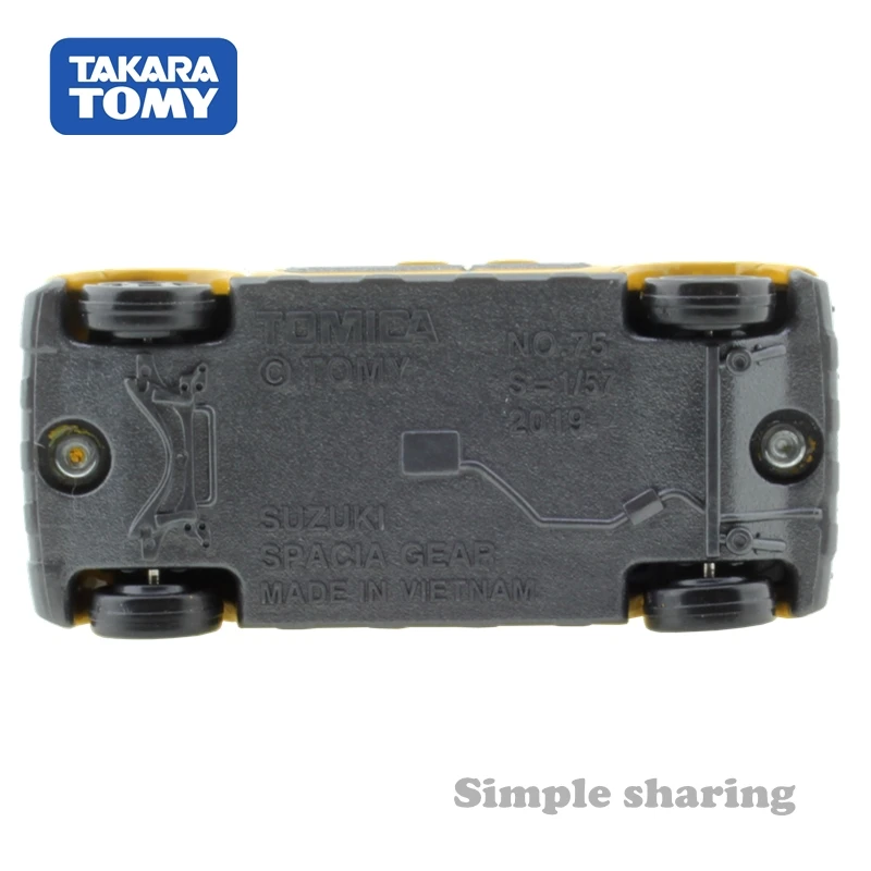 Takara Tomy Tomica No.75 Suzuki Spacia Gear Scale 1:57 литая машина миниатюрная металлическая модель