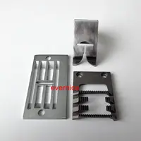 13mm Wide Zig Zag Needle Plate, Feed Dog & Presser Foot Set for Singer 20U, Brother, Consew & Yamata Industrial Sewing Machines - Image 3