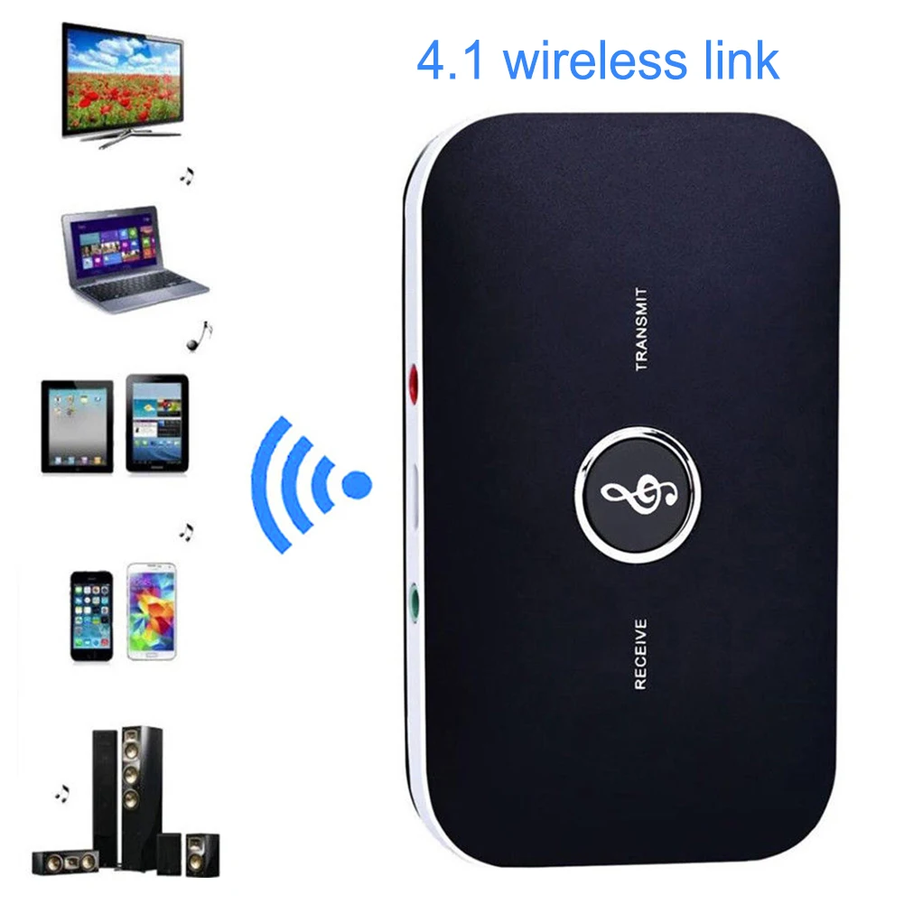 Портативный 2 в 1 аудио передатчик Bluetooth 4 Беспроводной приемник 3 5 мм AUX A2DP Hifi
