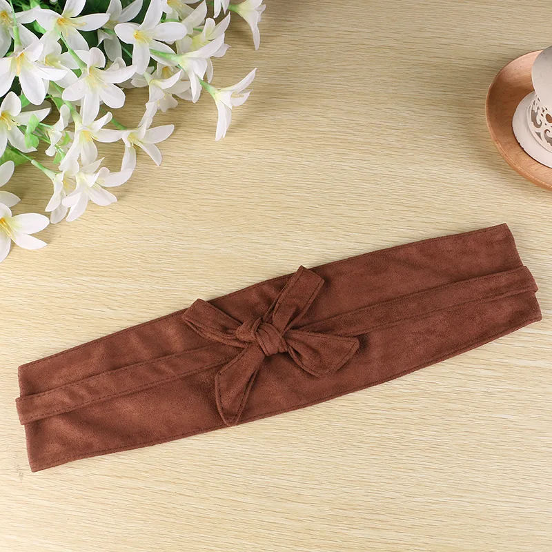 Кофе Ceinture женское платье с декоративной отделкой пояс импортный двусторонний кашемировый корейский женский модный тренд - Цвет: Кофе