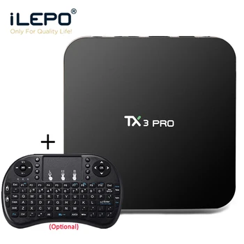 

iLEPO TX3 Pro Android 7.1 Amlogic S905W Quad Core 64 bit TV Box 1GB 8GB Support 2.4GHz Wifi 100M Smart IPTV Set top box