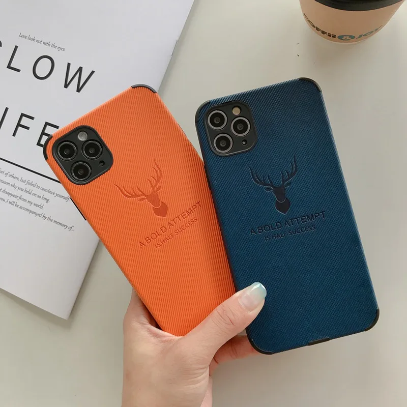 US $219.01 100pcs Deer Pattern Case For IPhone 6s 7 8 Plus SE 2020 IPhone11 Case Angled Silicone Back Cover For IPhone 11 Pro Max XS X XR