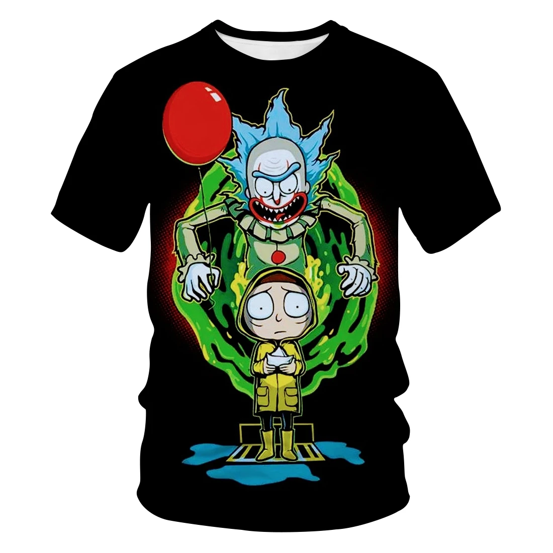 Rick and Morty By Jm2 Art 3D t shirt Men tshirt Summer Anime T-Shirt Short Sleeve Tees O-neck Tops Drop Ship