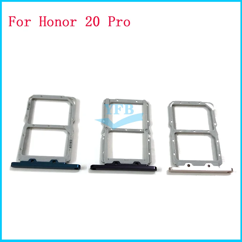 For Huawei Honor 20 20S 20 lite Pro 20i View SIM Card Tray Slot Holder Slot Adapter Replacement Part