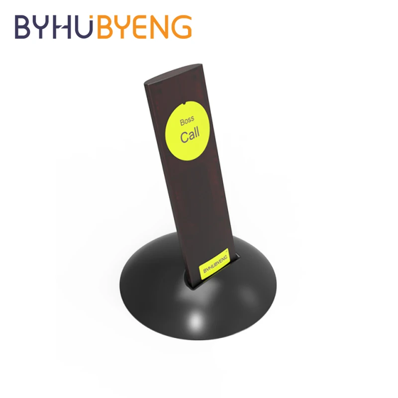 

BYHUBYENG Office Table Receiver Buzzer Bell Remind Pager For Boss Staff Wireless Vibration Calling System Equipamentos