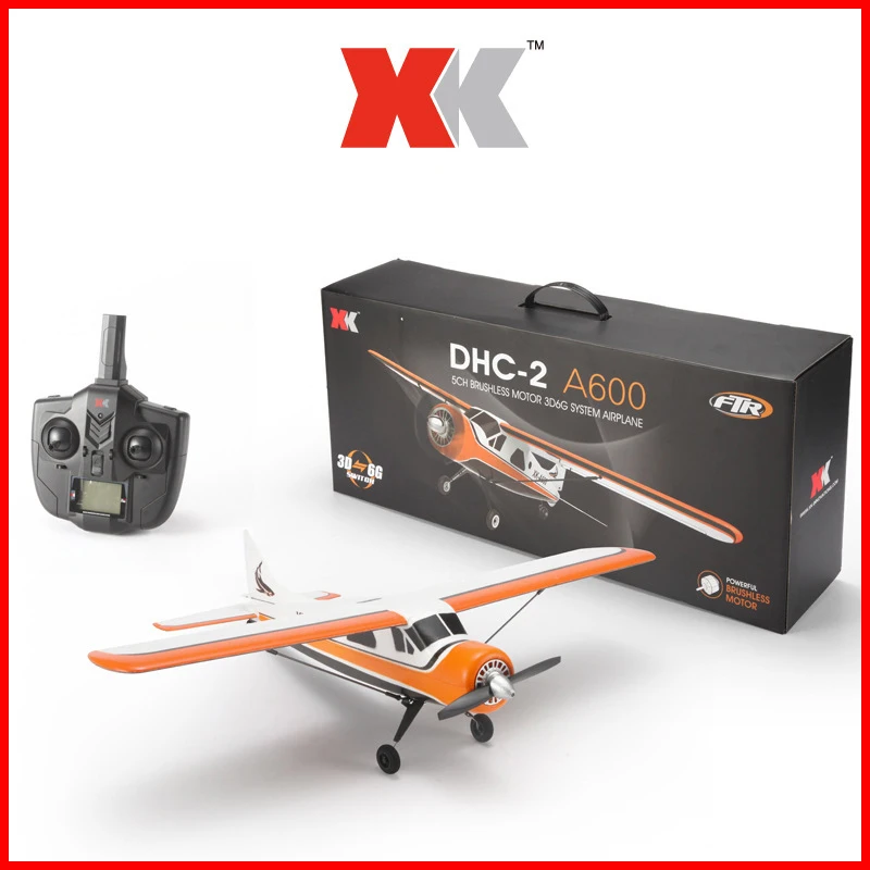 WLtoys Новый XK A600 5CH 3D6G Системы бесщеточный RC Самолет Модель 1-2 совместимая Futaba RTF 2