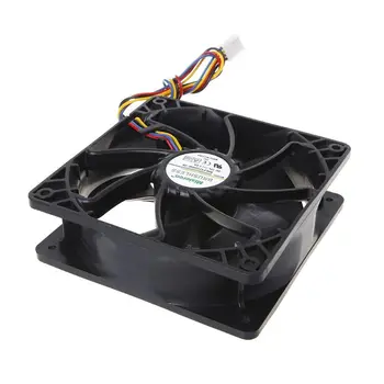 

7000RPM Miner Cooling Fan 12038 12V 3A Dual Ball Bearing Brushless 4-Wire PWM Temperature Control Radiator Air Cooler