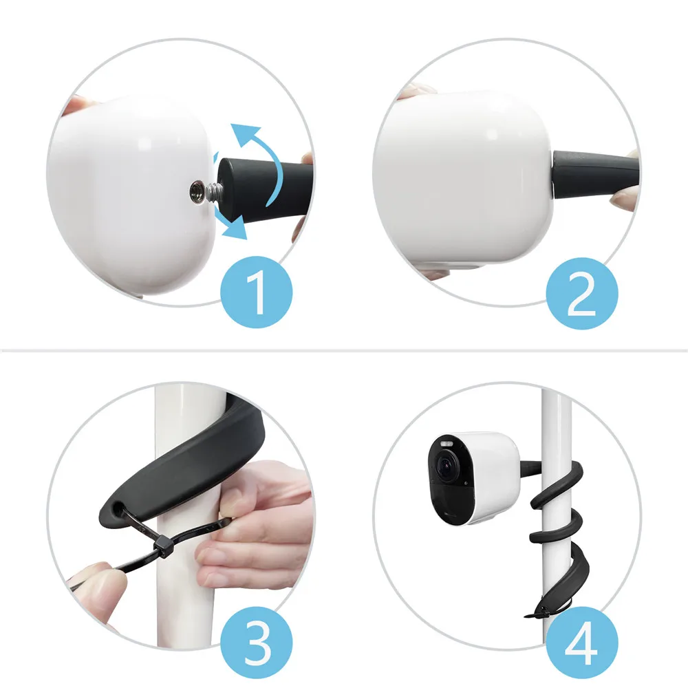 Гибкое поворотное крепление для Arlo Pro 3 2 Ultra Go Essential Camera прикрепите камеру куда